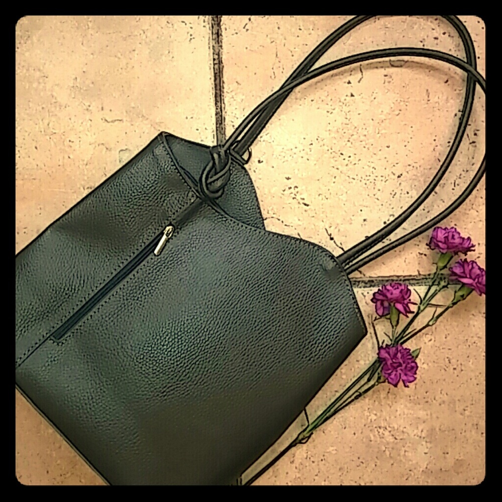Borse in Pelle convertible leather bag